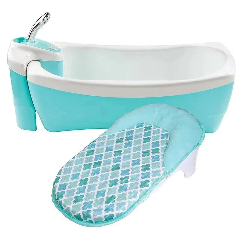 Summer Infant Lil Luxuries Whirlpool Bubbling Spa & Shower, Blue 1 Summer Infant Lil Luxuries Whirlpool Bubbling Spa & Shower, Blue