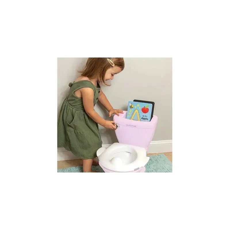 Summer Infant - My Size Potty With Transition Ring & Storage, Pink 4 Summer Infant - My Size Potty With Transition Ring & Storage, Pink - Image 4