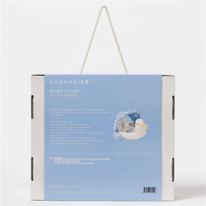 Sunnylife - Baby Float Sid The Seagull Blue 8 Sunnylife - Baby Float Sid The Seagull Blue - Image 8