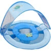 Swimways Baby Spring Float With Canopy Upf 50 In Blue