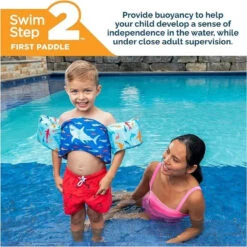 SwimWays - Swim Trainer, US Coast Guard Approved Life Vest, Shark -Baby Ease Deals Store swimways swim trainer us coast guard approved life vest shark image 6