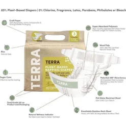 Terra - 20Ct 85% Plant-Based Diapers, Size 3 11 Terra - 20Ct 85% Plant-Based Diapers, Size 3 -Baby Ease Deals Store terra 20ct 85 plant based diapers size 3 image 6