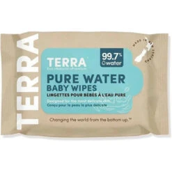 Terra - 24Ct Bamboo Water Wipes Pure New Zealand Travel Pack