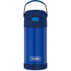 Thermos - Vac Insulated 12Oz Straw Bottle - Navy