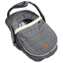 Tomy - Infant Car Seat Cover, Heather Grey