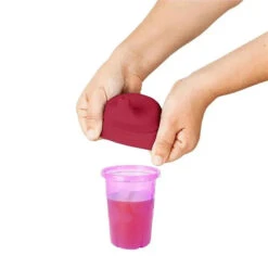 Tomy - Snug Universal Silicone Sippy Lids Pink -Baby Ease Deals Store tomy snug universal silicone sippy lids pink image 7