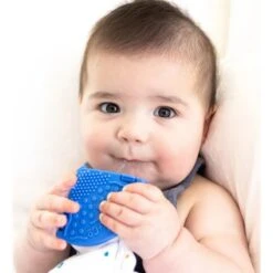 Toothi - Teether Clip, Denim Blue 7 Toothi - Teether Clip, Denim Blue -Baby Ease Deals Store toothi teether clip denim blue image 3
