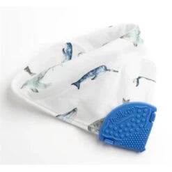 Toothi - Teether Clip, Denim Blue 8 Toothi - Teether Clip, Denim Blue -Baby Ease Deals Store toothi teether clip denim blue image 4