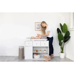 Ubbi® Ubbi - Foam Changing Pad, Lightweight, Waterproof, Taupe -Baby Ease Deals Store ubbi foam changing pad lightweight waterproof taupe image 9