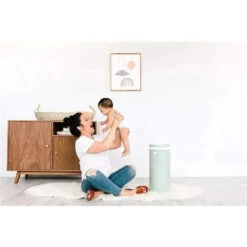 Ubbi® Ubbi - Steel Odor Locking Diaper Pail, Sage Green -Baby Ease Deals Store ubbi steel diaper pail sage green image 13