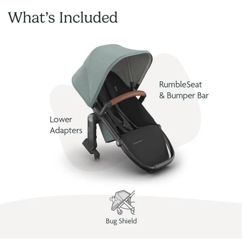 Uppababy - Kenzi Vista V3 Stroller | Kenzi Rumbleseat | Upper Adapters 8 Uppababy - Kenzi Vista V3 Stroller | Kenzi Rumbleseat | Upper Adapters - Image 8