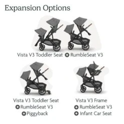 Uppababy - Kenzi Vista V3 Stroller | Kenzi Rumbleseat | Upper Adapters 19 Uppababy - Kenzi Vista V3 Stroller | Kenzi Rumbleseat | Upper Adapters -Baby Ease Deals Store uppababy kenzi vista v3 stroller kenzi rumbleseat upper adapters image 9