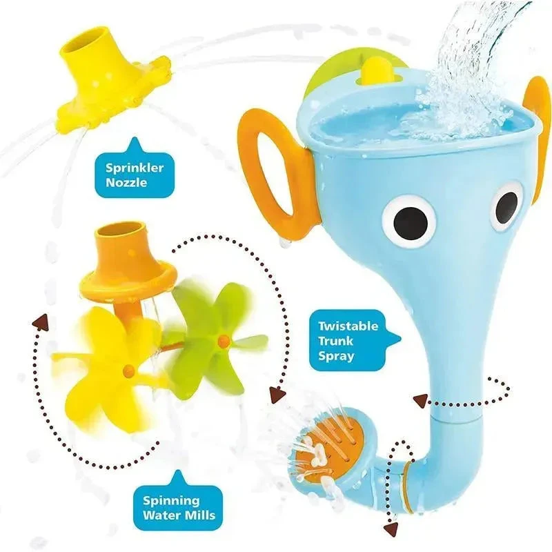 Yookidoo - FunElefun Fill 'N' Sprinkle Bath Toy, Blue 4 Yookidoo - FunElefun Fill 'N' Sprinkle Bath Toy, Blue - Image 4