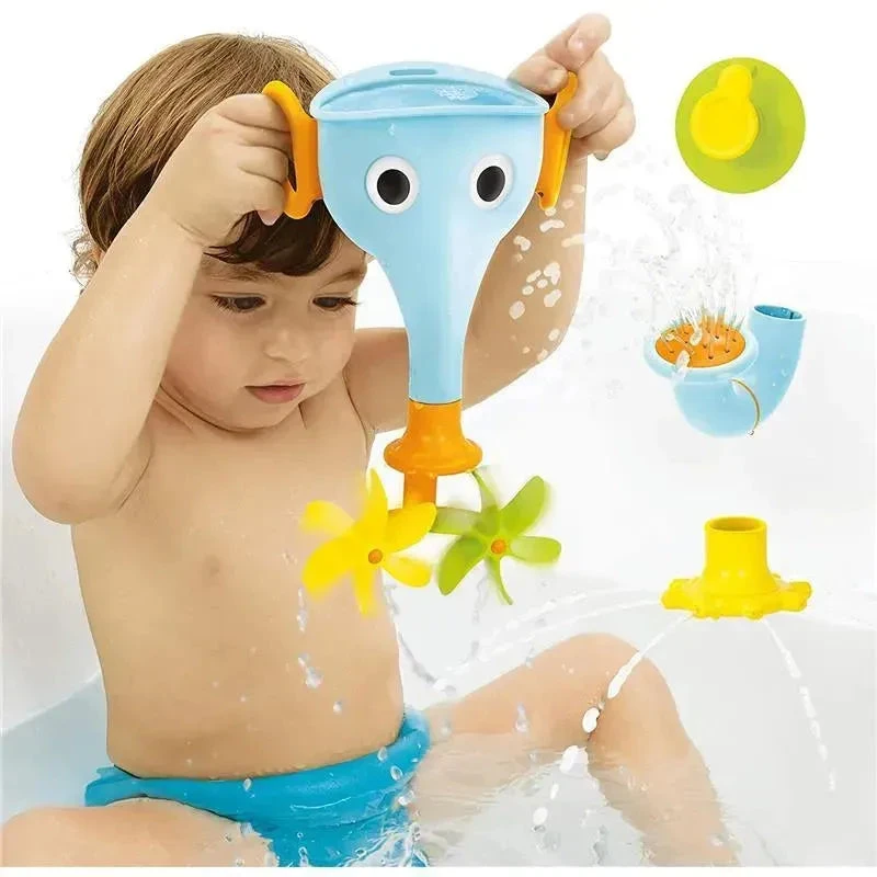 Yookidoo - FunElefun Fill 'N' Sprinkle Bath Toy, Blue 5 Yookidoo - FunElefun Fill 'N' Sprinkle Bath Toy, Blue - Image 5